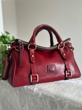 Dooney & Bourke Florentine Satchel Mini in Bordeaux